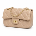 Louvre women's khaki shoulder bag
