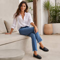 Lyon women's black loafers additional view