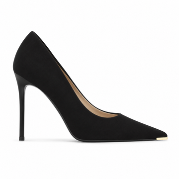 Lyon women's black court shoes