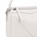 Tuileries women's white shoulder bag side profile