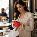 Verona women's red wallet product detail