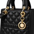 Rivoli women's black shoulder bag side profile