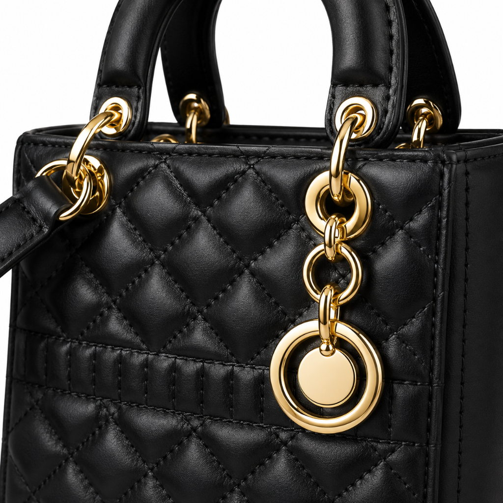 Rivoli women's black shoulder bag side profile