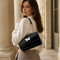 Concorde women's black shoulder bag alternate angle