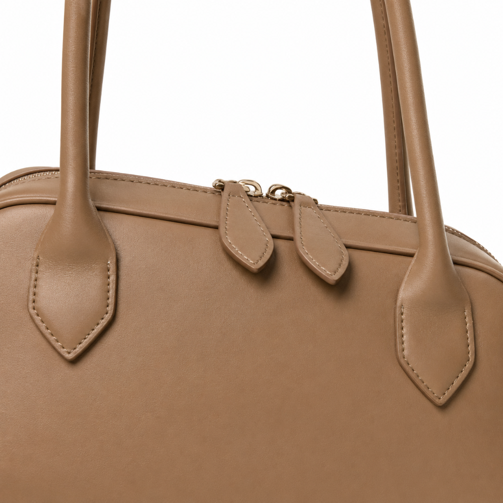 Bastille women's khaki shoulder bag PU material detail