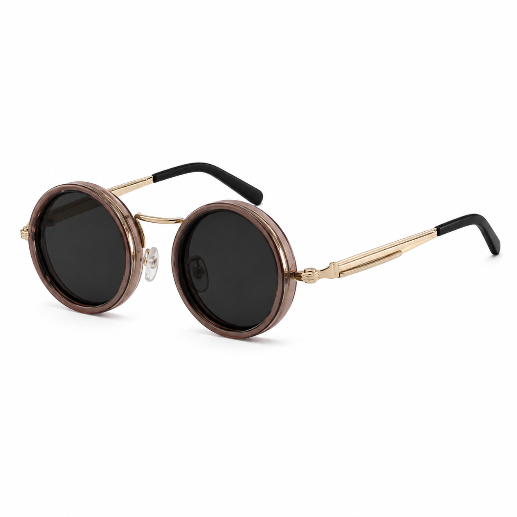 Dubrovnik women's gold and tea sunglasses
