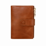 As women's caramel wallet