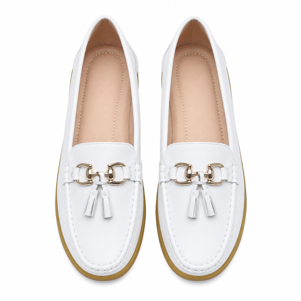 Avignon women's white loafers product detail