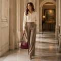 Opera women's burgundy shoulder bag strap detail