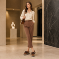 Strasbourg women's brown loafers additional view