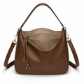 Opera women's brown shoulder bag interior detail