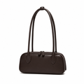 Bastille women's dark brown shoulder bag PU material detail