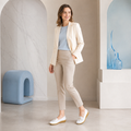 Avignon women's white loafers additional view