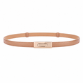 Prague women's nude leather belt