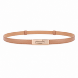 Prague women's nude leather belt
