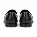 Bordeaux women's black loafers sole detail