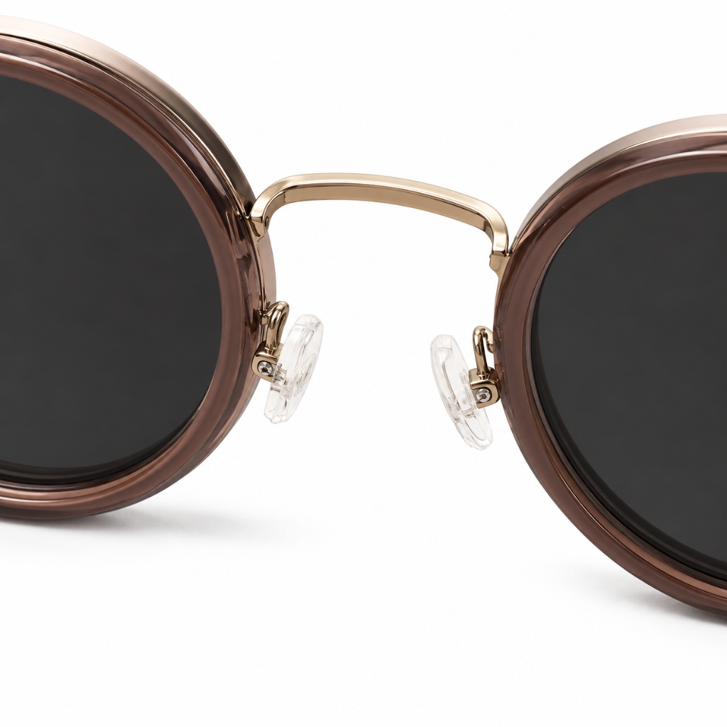 Dubrovnik circular sunglasses side profile