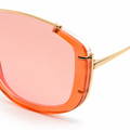 Mykonos pink sunglasses side profile