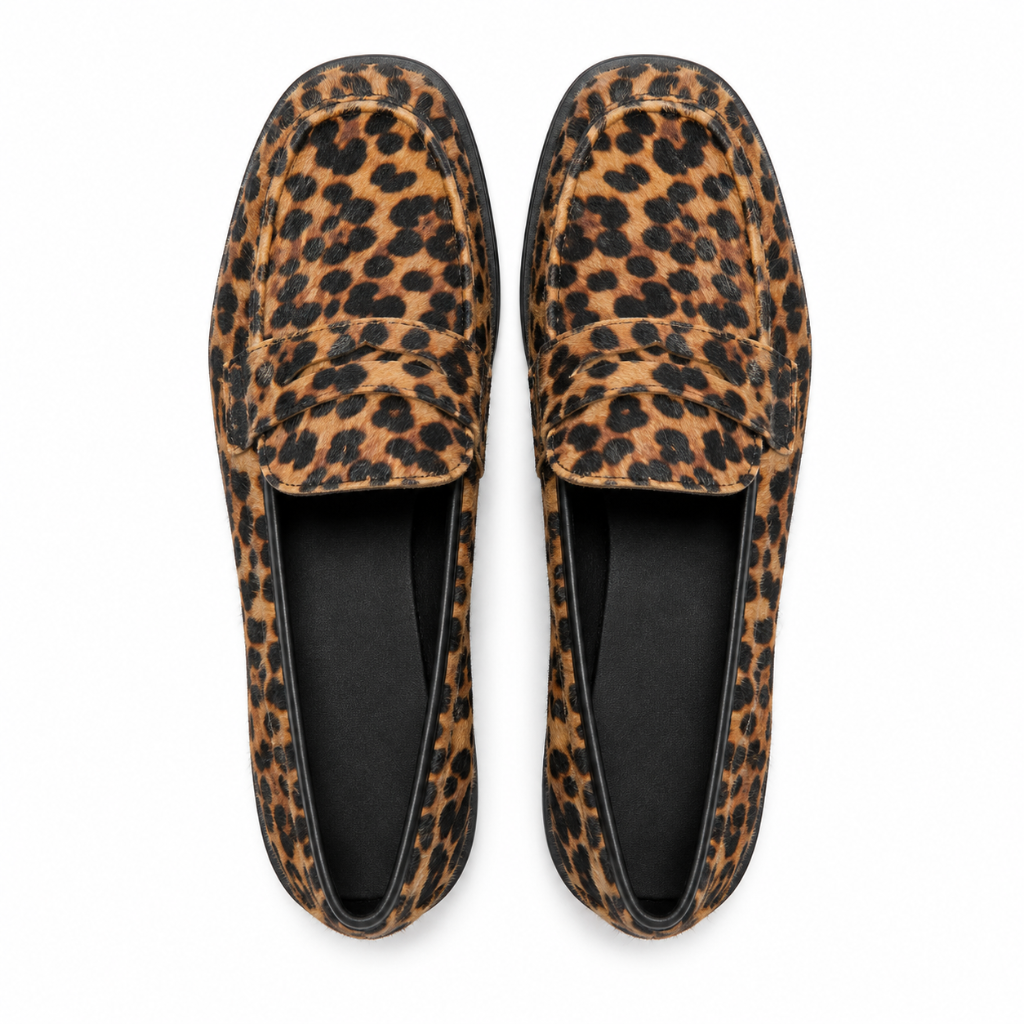 Provence women's leopard-print loafers product detail