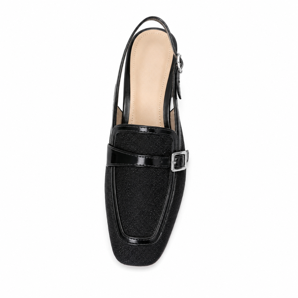 Milan women's black mules product detail