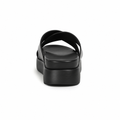 Cannes women's black sandals fastening detail