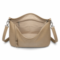 Opera women's beige shoulder bag interior detail