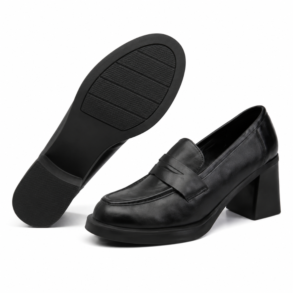 Montmartre women's black loafers product detail