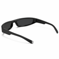 Zurich black plastic frame detail