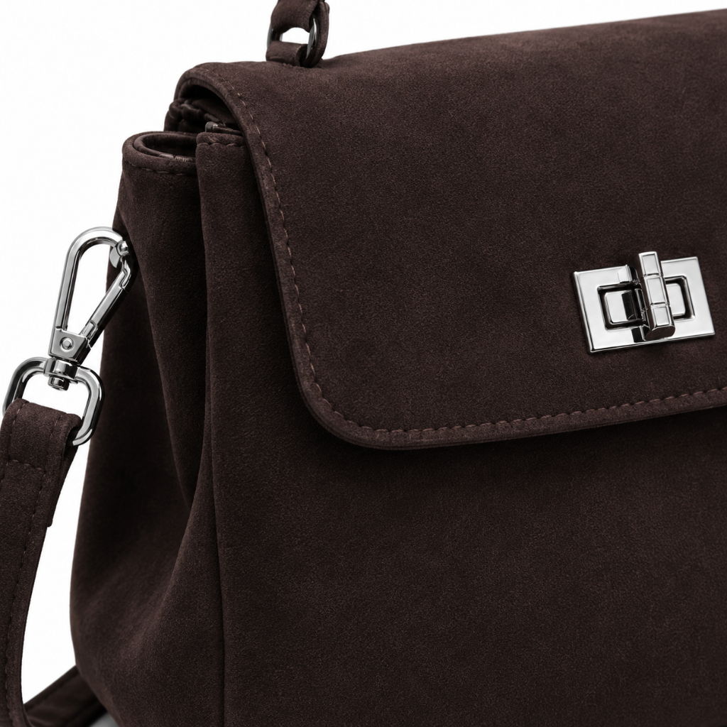 Marais women's burgundy tote bag side profile