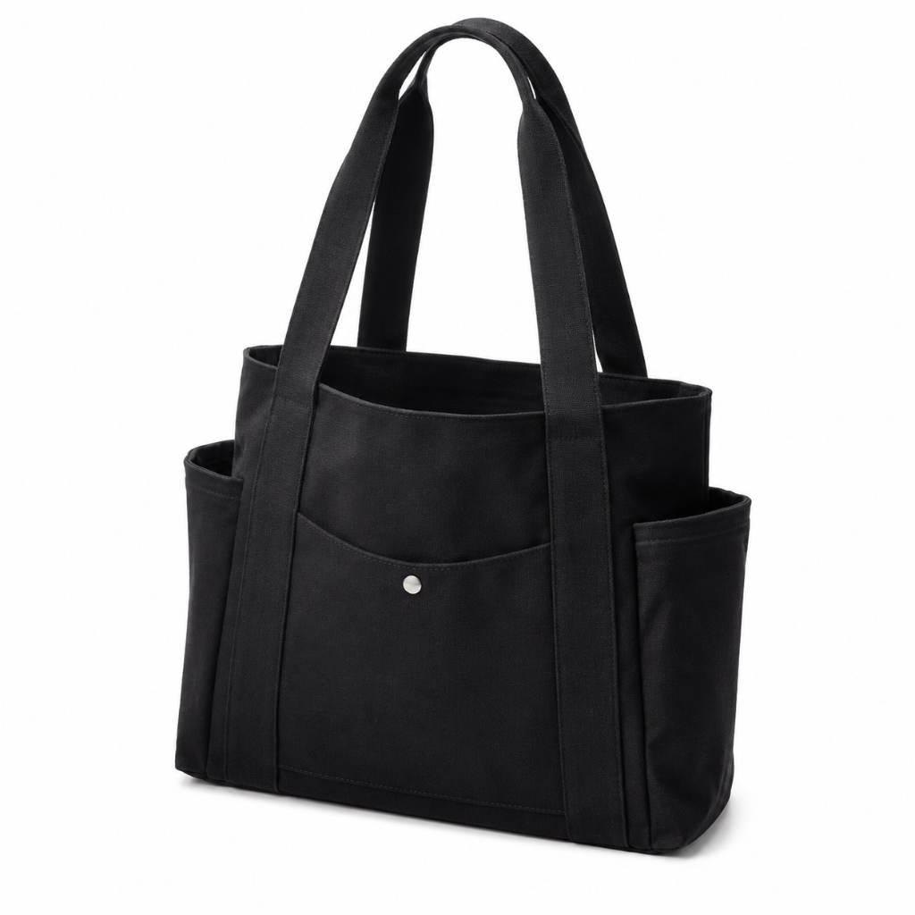 Amalfi women's black tote bag