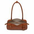 Bastille women's brown shoulder bag interior pocket detail