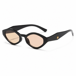 Used women's brown and tea sunglasses
