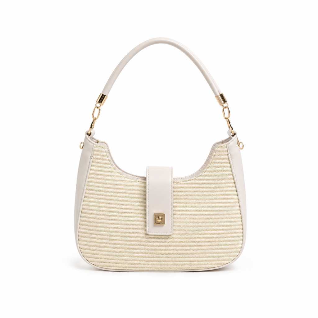 Florence women's white crossbody bag