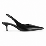 Deauville women's black court shoes