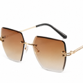 Ibiza women's gold alloy frame detail