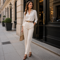 Vienna women's brown leather belt product detail