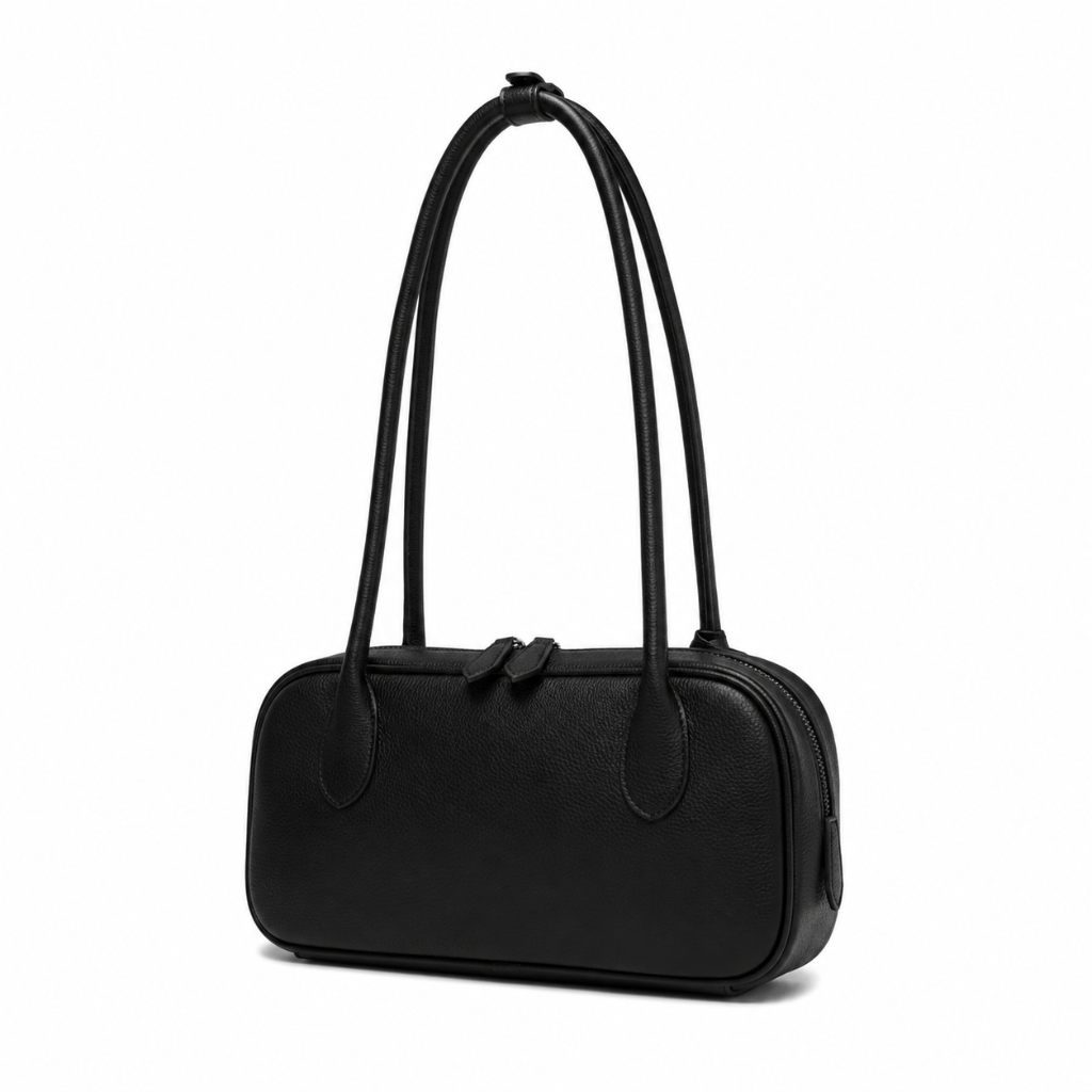Bastille women's black shoulder bag PU material detail