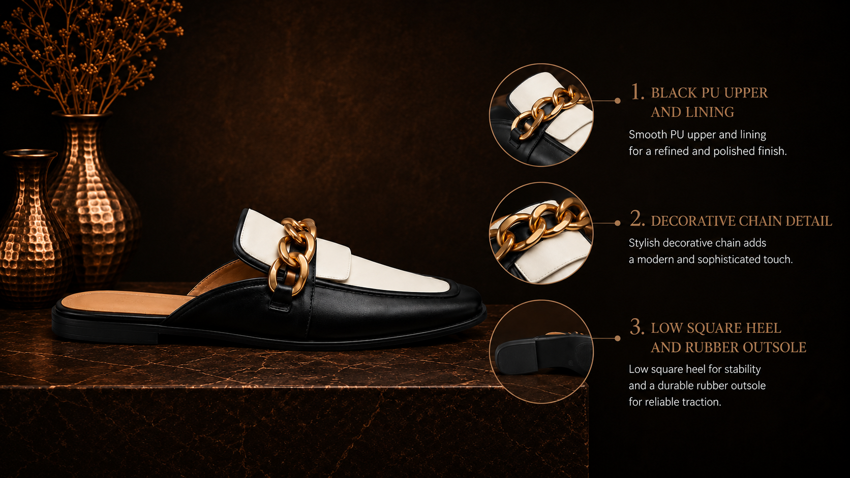 Women's Caramel Mules – Tuileriesslider_item_PDah87